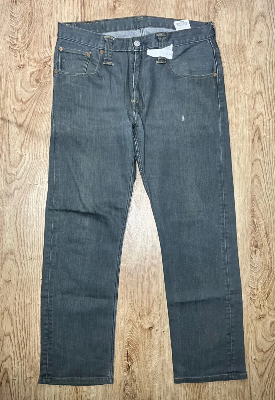 Jean Levi's 504 Coupe Regular Straight W34 L30 Vintage Coton GrisLvh 022 – photo 2